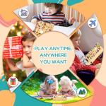 Busy Board for Toddlers with LED Lights