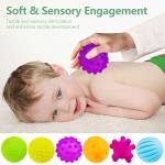 Colorful Textured Sensory Balls for Babies 6-12 Months