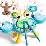 Light-Up Toddler Drum Set with Microphone