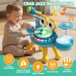 Light-Up Toddler Drum Set with Microphone