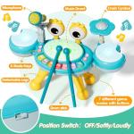 Light-Up Toddler Drum Set with Microphone