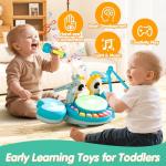 Light-Up Toddler Drum Set with Microphone