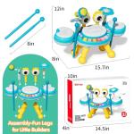 Light-Up Toddler Drum Set with Microphone