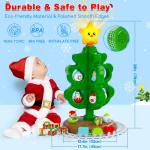 Musical Light Up Christmas Tree Toy for Toddlers