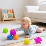 6 Pack Soft Textured Sensory Balls for Kids