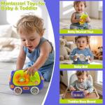 Ayyomo 3-in-1 Light-Up Montessori Bus Toy