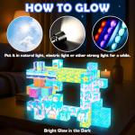 140PCS Light-Up Magnetic Building Blocks Set