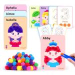 YPLUS Pom Poms Arts and Crafts Kit for Kids