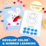 YPLUS Pom Poms Arts and Crafts Kit for Kids