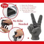 Pepy Air Dry Modeling Clay - Black 1.1 lb