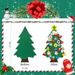Felt Christmas Tree Kit for Toddlers with Ornaments