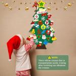 Felt Christmas Tree Kit for Toddlers with Ornaments