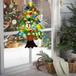 Felt Christmas Tree Kit for Kids with Ornaments