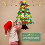 Felt Christmas Tree Kit for Kids with Ornaments