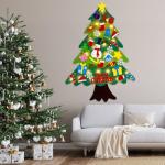 Felt Christmas Tree Kit for Kids with Ornaments