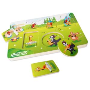 Musical Farm Animal Sound Puzzle for Toddlers
