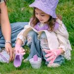Kid Gardening Set with Tools, Apron, and Bag