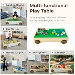Montessori 4-in-1 Wooden Toddler Activity Table