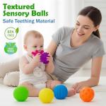 Baby Sensory Toy Set with Stacking Rings and Balls