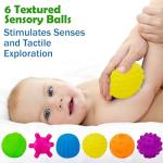 Baby Sensory Toy Set with Stacking Rings and Balls