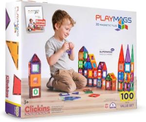 100pcs Magnetic Tiles Building Set for Kids
