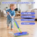 Kids Spray Mop Cleaning Set for Montessori Play