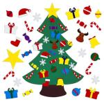 Felt Christmas Tree Kit for Kids - 27 Ornaments