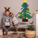 Felt Christmas Tree Kit for Kids - 27 Ornaments