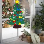 Felt Christmas Tree Kit for Kids - 27 Ornaments