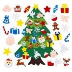 Felt Christmas Tree Toy with Ornaments for Kids