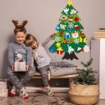 Felt Christmas Tree Toy with Ornaments for Kids