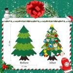Felt Christmas Tree Toy with Ornaments for Kids