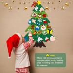 Felt Christmas Tree Toy with Ornaments for Kids