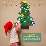 Felt Christmas Tree Kit for Toddlers with Ornaments