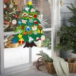 Felt Christmas Tree Toy with Ornaments for Kids