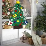 Felt Christmas Tree Kit for Toddlers with Ornaments