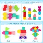 Vinlon Montessori Shape Sorting Stacking Toy Set
