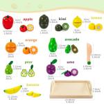Wooden Pretend Play Food Set for Kids