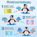 Penguin Balance Scale Counting Blocks for Kids