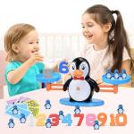 Penguin Balance Scale Counting Blocks for Kids