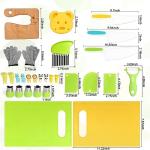 28-Piece Montessori Toddler Knife Set for Cooking