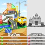 Soyee Magnetic Tiles Construction Set for Kids