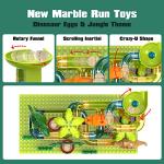 Dinosaur Marble Run Building Blocks for Kids