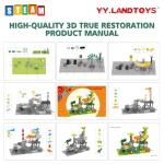 Dinosaur Marble Run Building Blocks for Kids