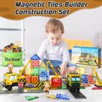 Soyee Magnetic Tiles Construction Set for Kids