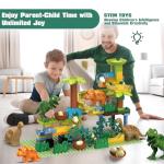 Dinosaur Marble Run Building Blocks for Kids