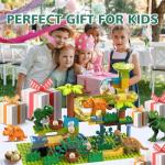 Dinosaur Marble Run Building Blocks for Kids