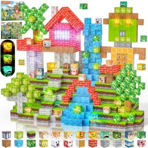Crifeton Light-Up Magnetic Building Blocks 100 PCS