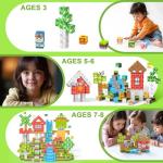 Crifeton Light-Up Magnetic Building Blocks 100 PCS
