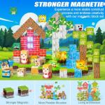Crifeton Light-Up Magnetic Building Blocks 100 PCS